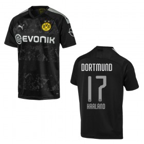 Nogometni Dresovi Borussia Dortmund Erling Haaland 17 Gostujući 2019/2020 Kratkih Rukava